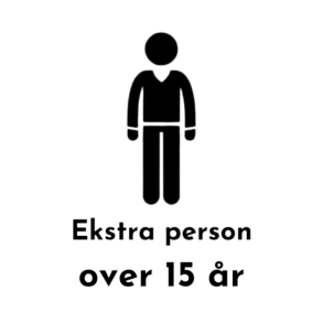 Ekstra person over 15 �r