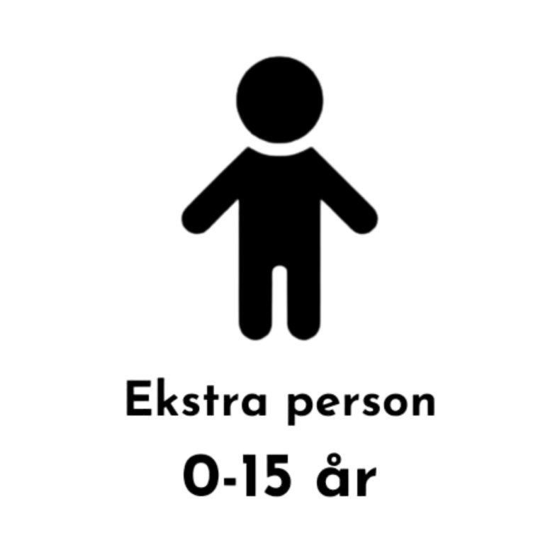 Ekstra person 0-15 �r